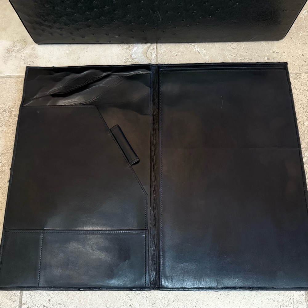 Vintage Ostrich Briefcase - Picture 5 of 8
